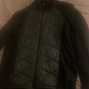 Athleta Black Quilted jacket. Size small.